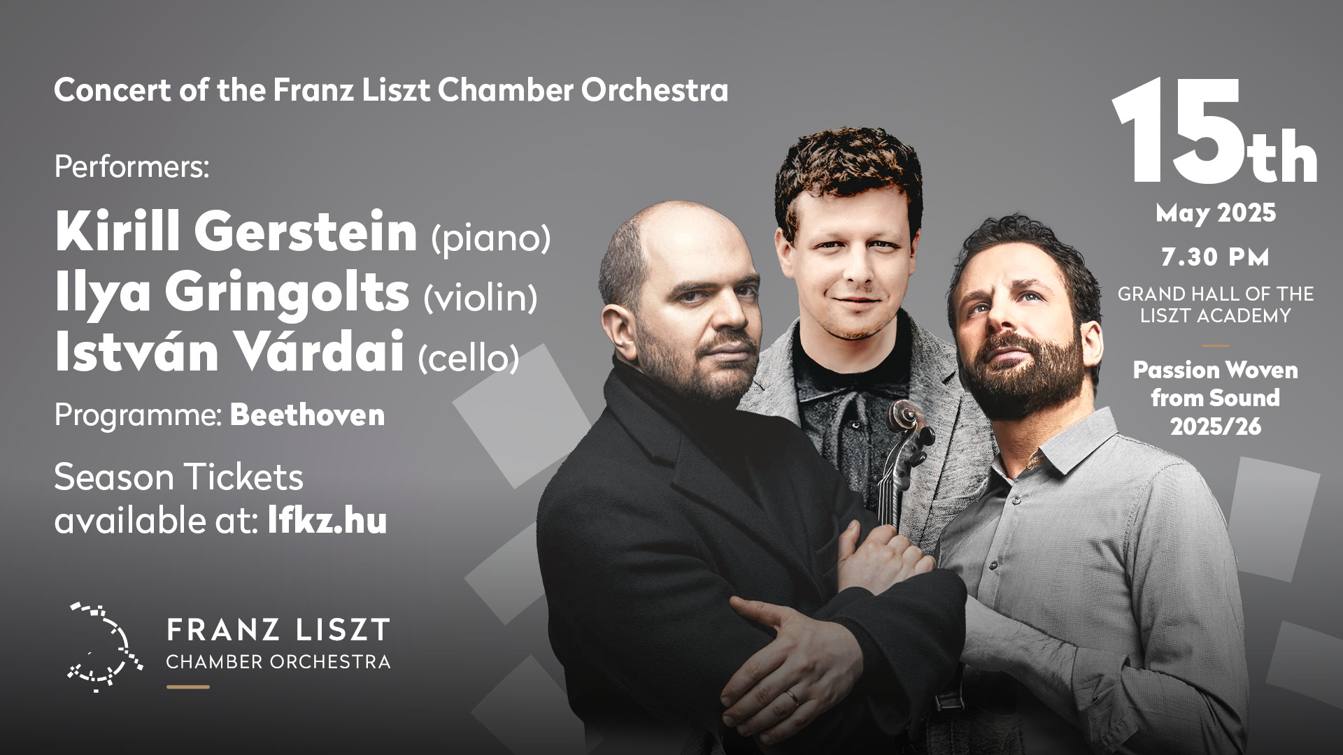 Ilya Gringolts (violin), Kirill Gerstein (piano)