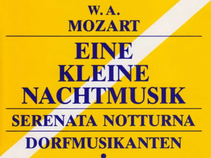 Mozart: Eine Kleine Nachtmusik - Serenata Notturna - Dorfmusikanten